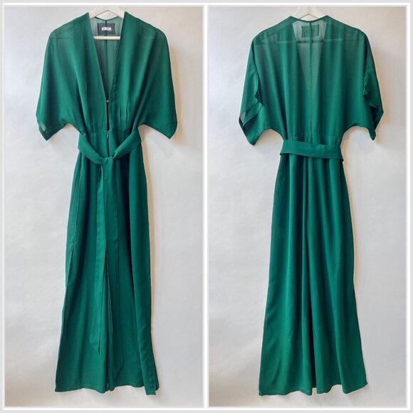 Reformation Swiss Jumpsuit, green, Size 6 - Picture 4 of 10